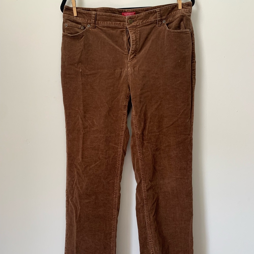 Stretchy corduroy pants